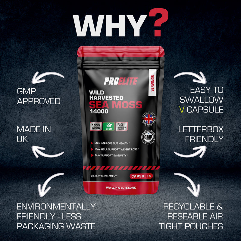 PROELITE Sea Moss Vegan Capsules