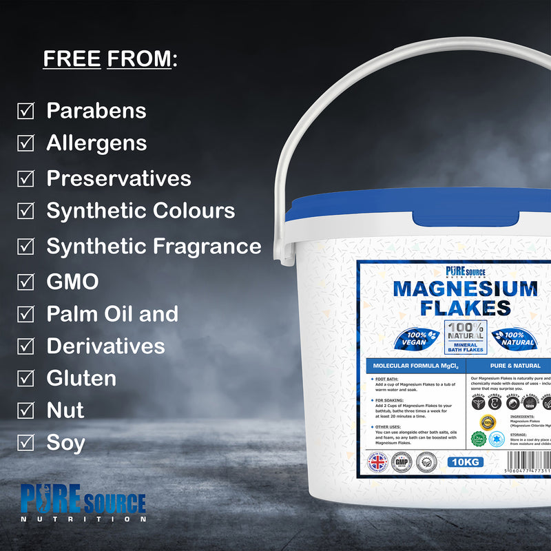 Pure Source Nutrition Magnesium Flakes - Bucket