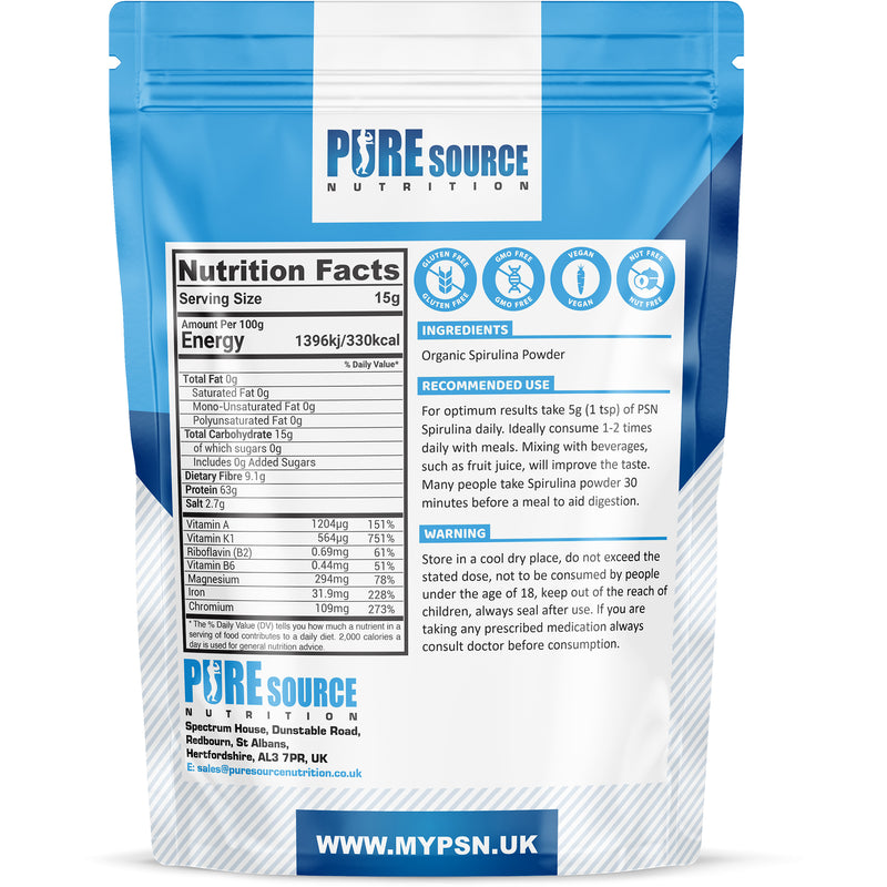 PSN Organic Spirulina Powder