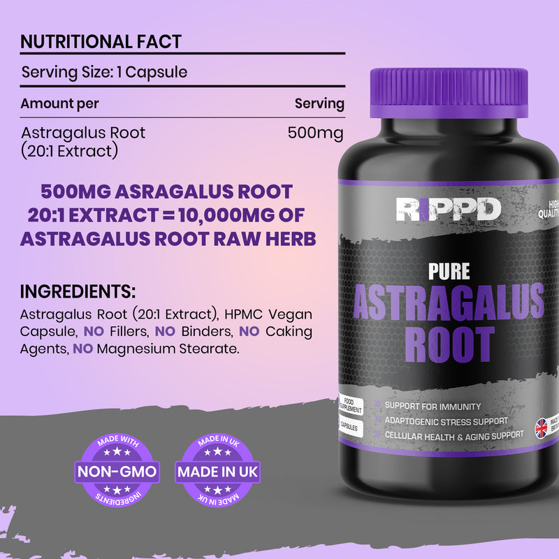 RIPPD Astragalus 120 Capsules