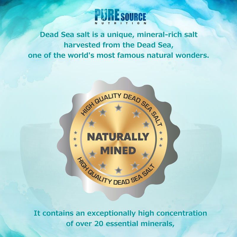 Pure Source Nutrition Dead Sea Salt Coarse - Bucket