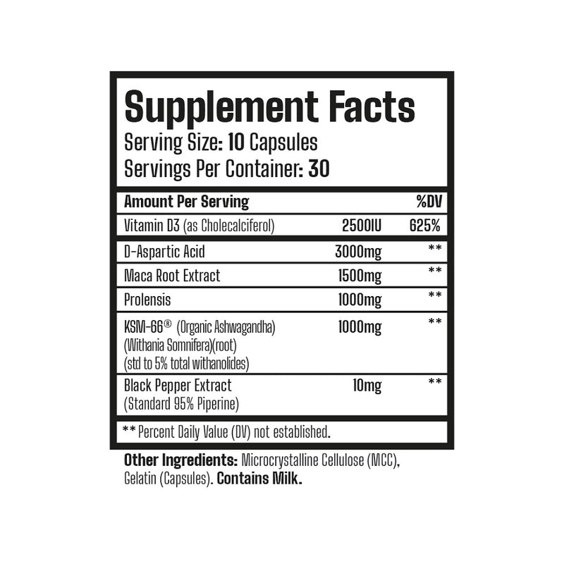 Muscle Rage King Test 300 Capsules