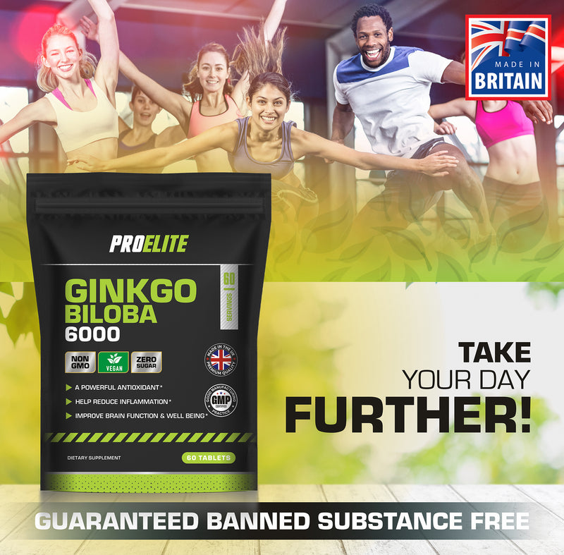 Pro-Elite Ginkgo Biloba 6000 Vegan Tablets