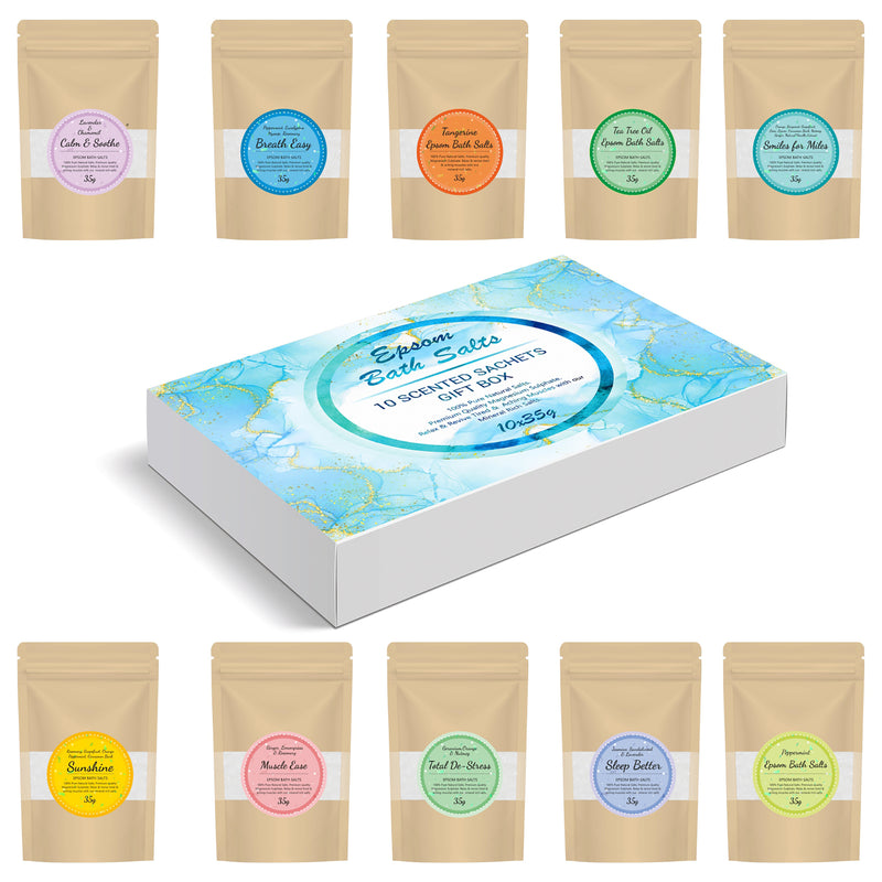 Pure Source Nutrition Epsom Salt Variety Box 10x35g