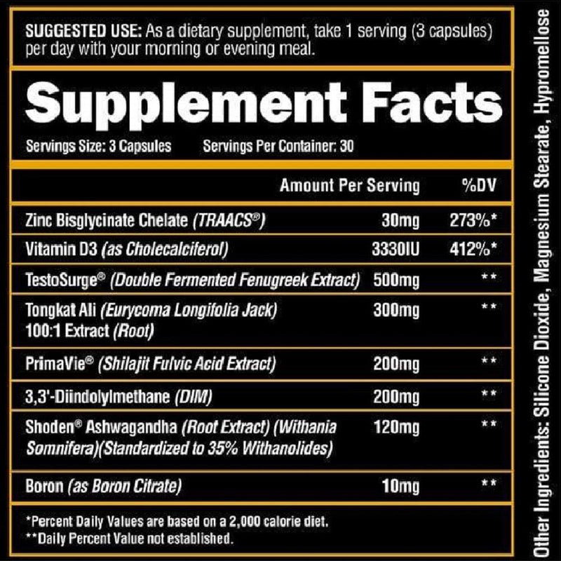 Alpha Lion SuperHuman Test 90 Capsules