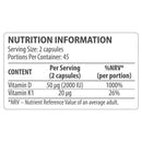 Dorian Yates D3 + K1 Vitamin 90 Capsules