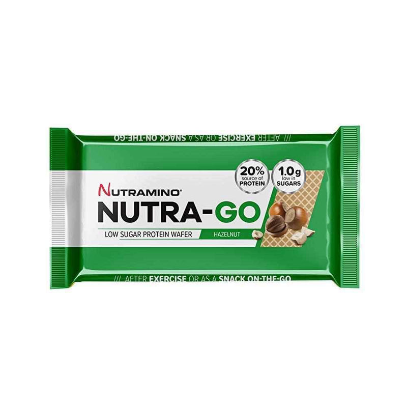 Nutramino Nutra-Go High Protein Low Sugar Wafer 12x39g-Protein Bars & Cookies-londonsupps