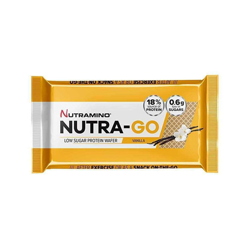 Nutramino Nutra-Go High Protein Low Sugar Wafer 12x39g-Protein Bars & Cookies-londonsupps