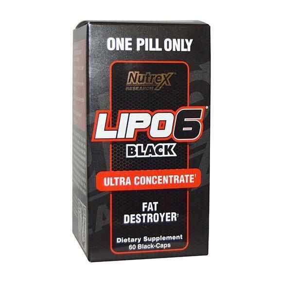 Nutrex Research Lipo 6 Black Ultra Concentrate 60 Capsules-Diet & Weight Management-londonsupps