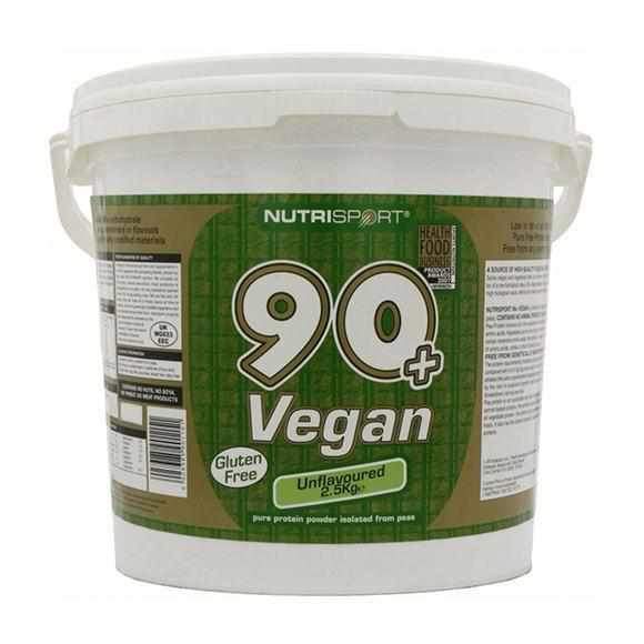 Nutrisport 90 Plus Vegan 2.5kg Unflavoured Powder-Vegan Nutrition-londonsupps