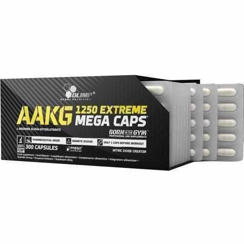 Olimp Nutrition AAKG 1250 Extreme Mega Caps 120 Capsules-Amino Acids-londonsupps