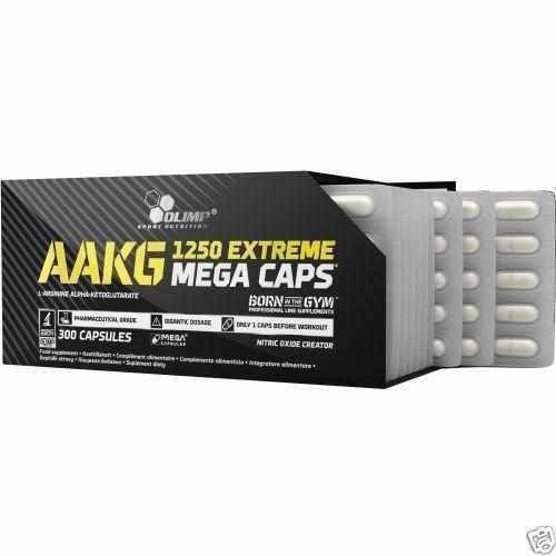 Olimp Nutrition AAKG 1250 Extreme Mega Caps 120 Capsules-Amino Acids-londonsupps