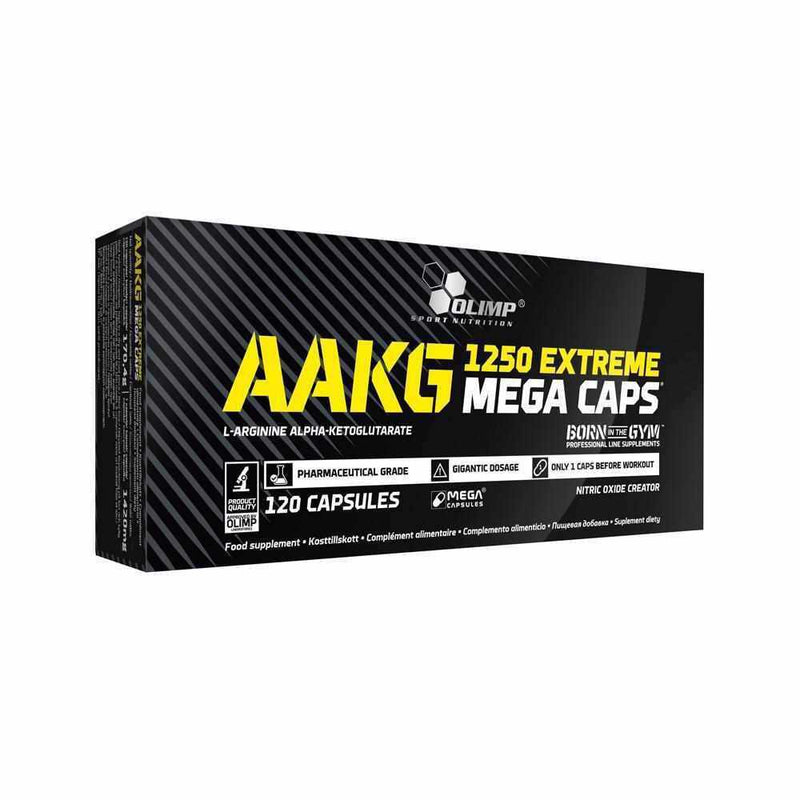 Olimp Nutrition AAKG 1250 Extreme Mega Caps 120 Capsules-Amino Acids-londonsupps