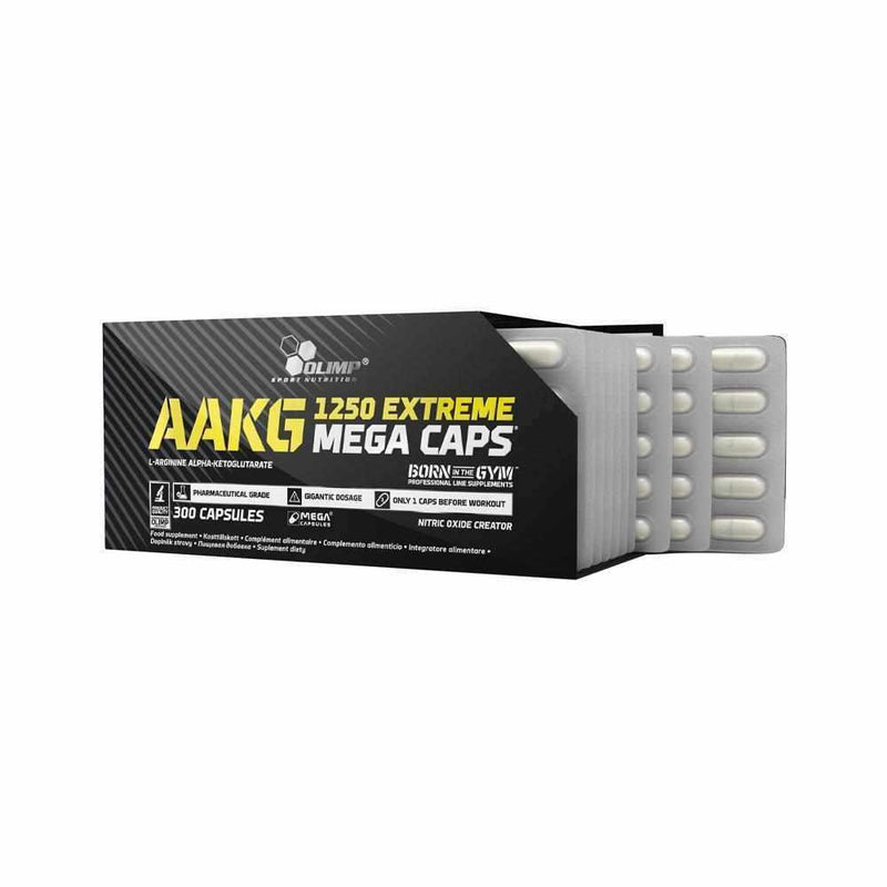 Olimp Nutrition AAKG 1250 Extreme Mega Caps 120 Capsules-Amino Acids-londonsupps