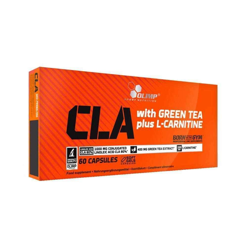 Olimp Nutrition CLA With Green Tea Plus L-Carnitine 60 Capsules-Diet & Weight Management-londonsupps