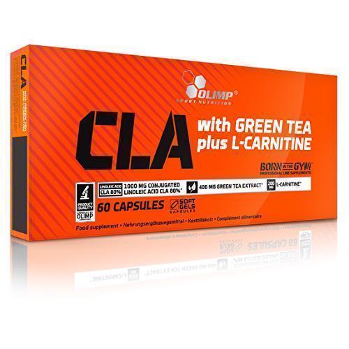 Olimp Nutrition CLA With Green Tea Plus L-Carnitine 60 Capsules-Diet & Weight Management-londonsupps