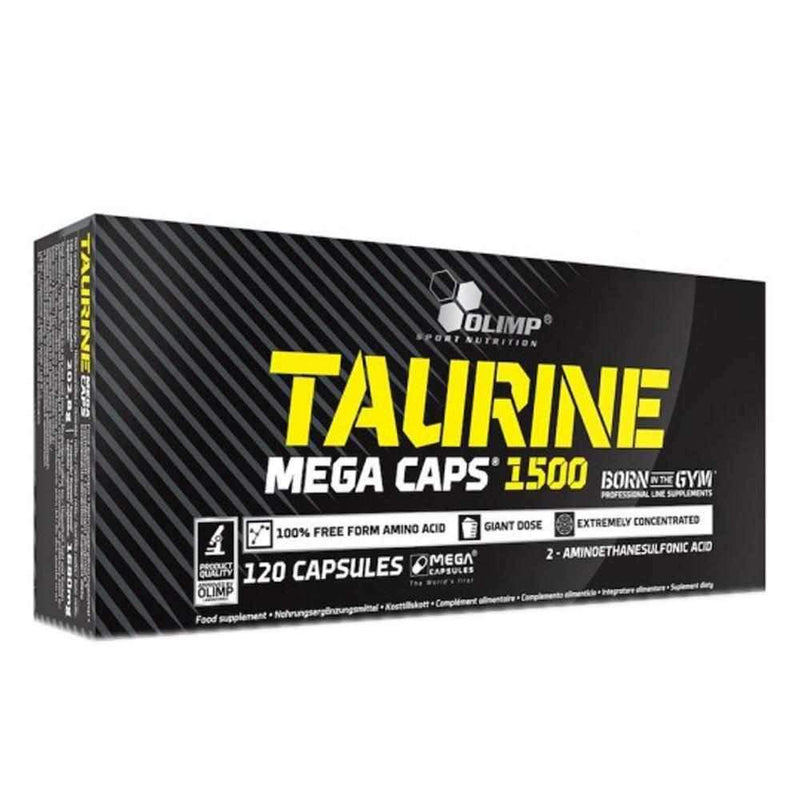 Olimp Nutrition Taurine Mega 120 Capsules-Amino Acids-londonsupps