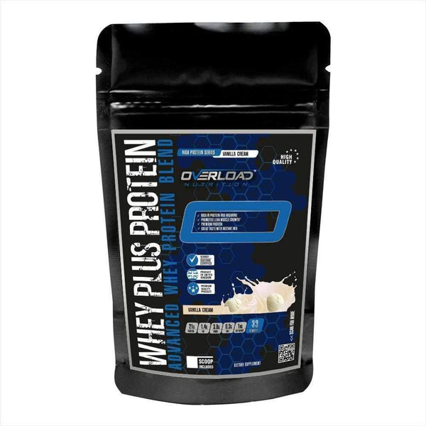 Overload Nutrition Whey Plus Protein 1kg-Protein-londonsupps