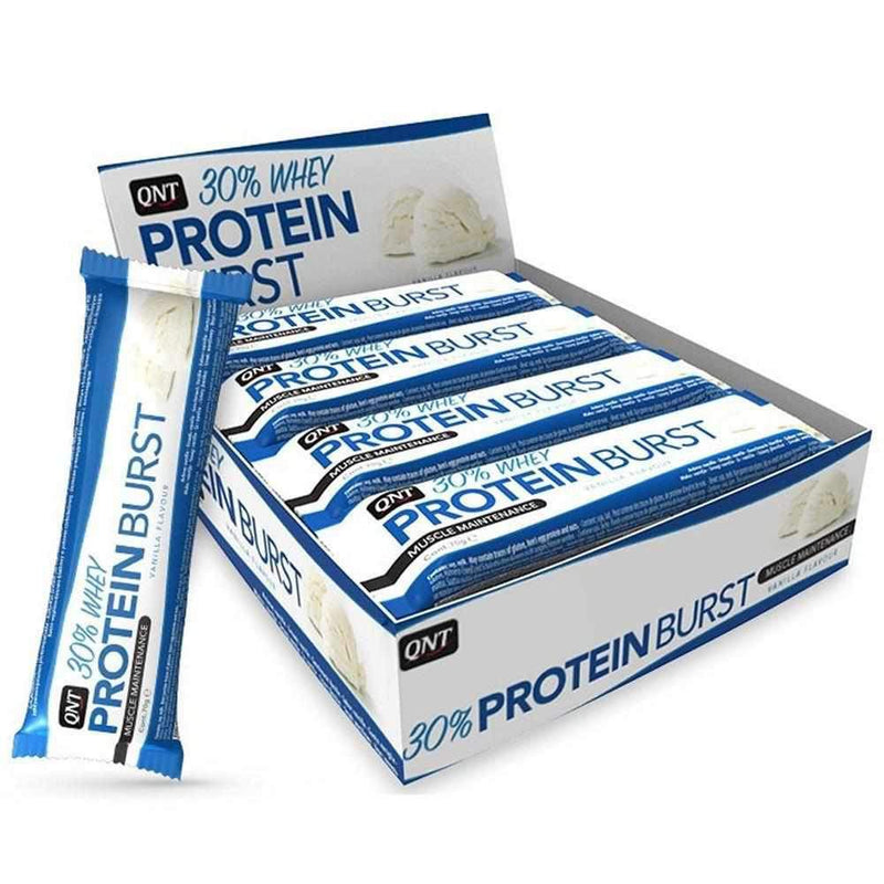 QNT 30% Whey Protein Burst Bar 12x70g-Protein Bars & Cookies-londonsupps