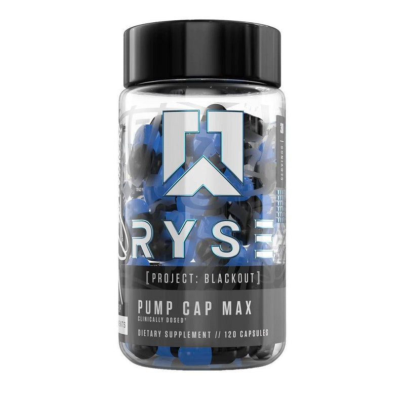 RYSE Supplements Pump Cap Max Project Blackout 120 Capsules