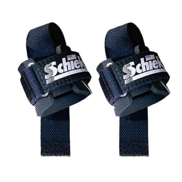 Schiek Sports Basic Padded Lifting straps With Wrist Wraps-Gloves Belts Wraps-londonsupps