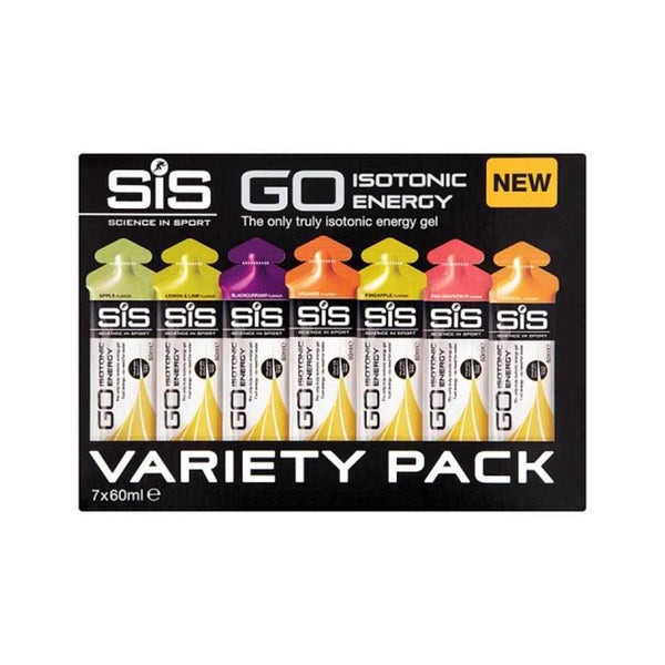 Science In Sport GO Isotonic Energy Gel Multipack 7x60ml Variety Pack-Endurance & Energy-londonsupps