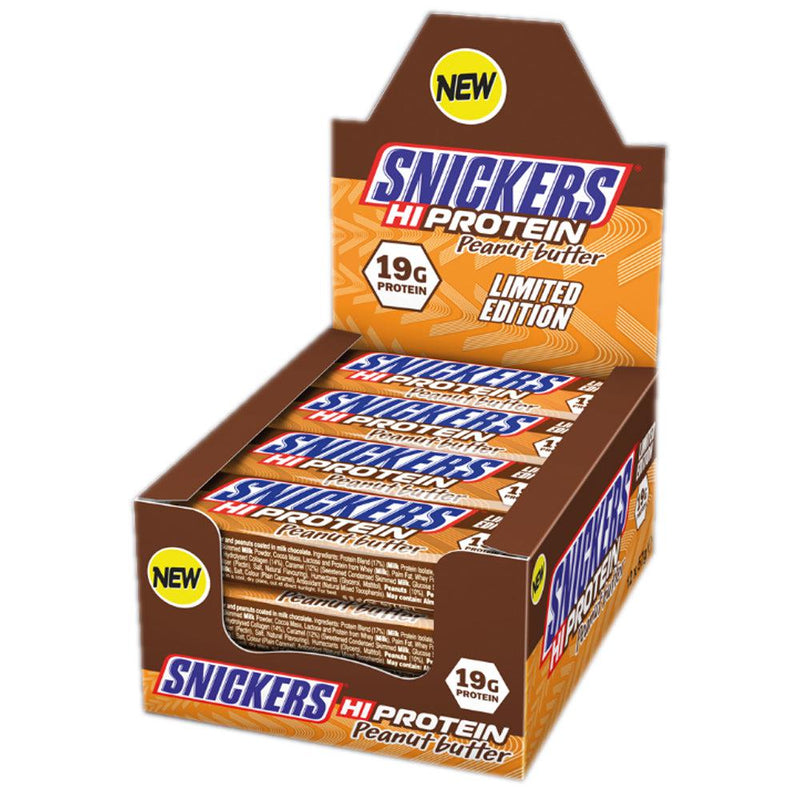 Snickers Hi-Protein Bars Limited Edition 12x57g Peanut Butter