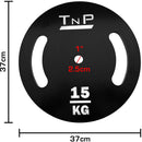 TnP Accessories 1" Standard Steel Weight Plates 1.25kg - 20kg - Single Plates