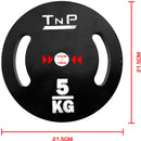 TnP Accessories 1" Standard Steel Weight Plates 1.25kg - 20kg - Single Plates
