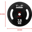 TnP Accessories 1" Standard Steel Weight Plates 1.25kg - 20kg - Single Plates