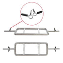 TnP Accessories 1" Tricep Bar + Spring Collar 1"Tricep Silver-Bars & Collars-londonsupps