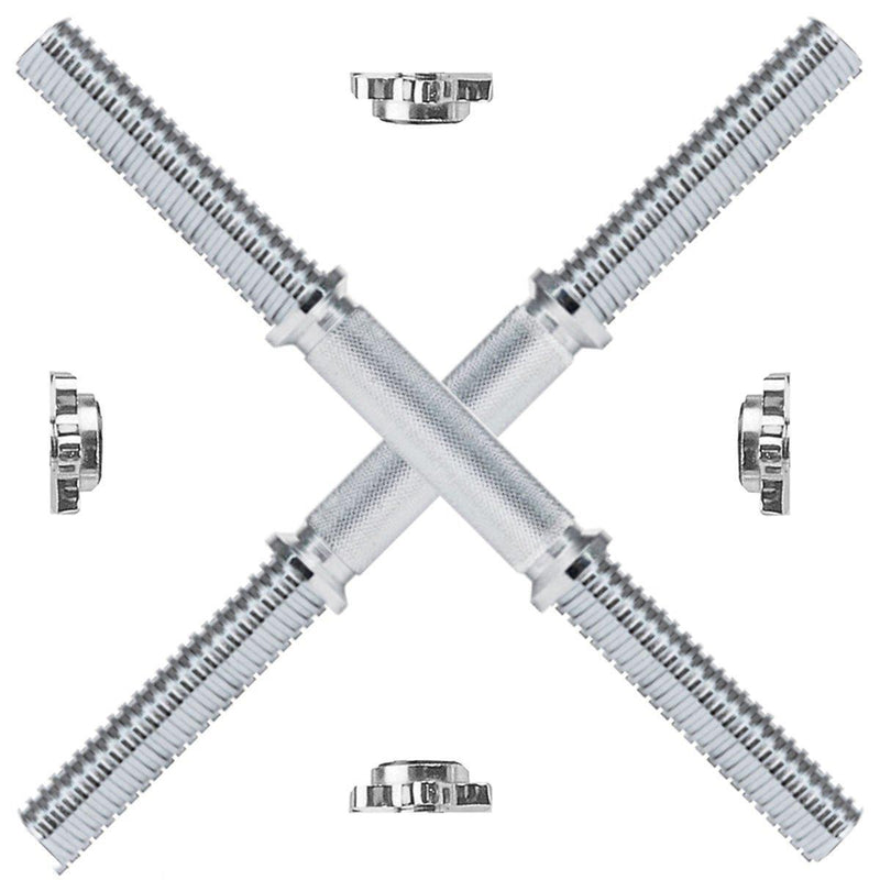 TnP Accessories 18" Dumbbell Bars Chrome Handle-Bars & Collars-londonsupps