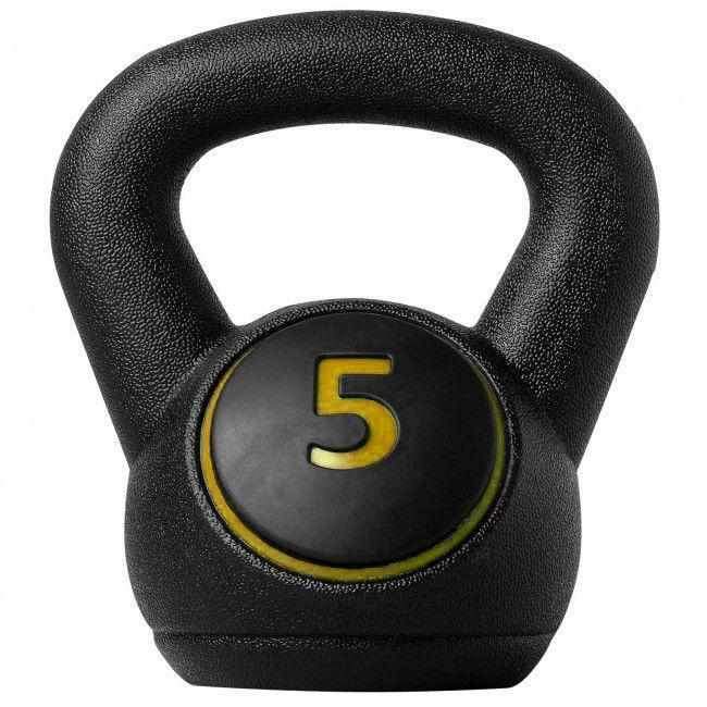 TnP Accessories 3 Pcs Kettlebell Weights Set W/Base Rack 5lb 10lb 15lb-Functional Training-londonsupps