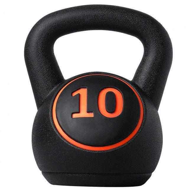 TnP Accessories 3 Pcs Kettlebell Weights Set W/Base Rack 5lb 10lb 15lb-Functional Training-londonsupps