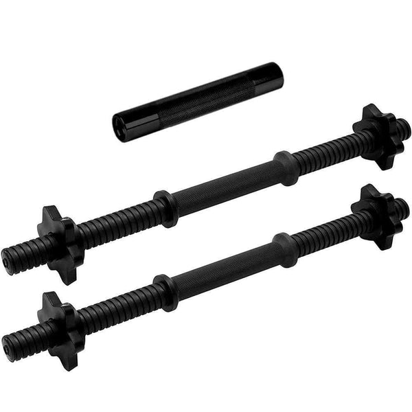 TnP Accessories Black Solid Plastic Dumbbell Bar Set-Dumbbell Bars-londonsupps