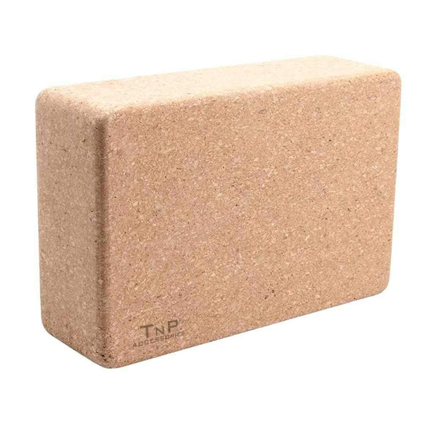 TnP Accessories Cork Yoga Block-Yoga Massage & Pilates-londonsupps