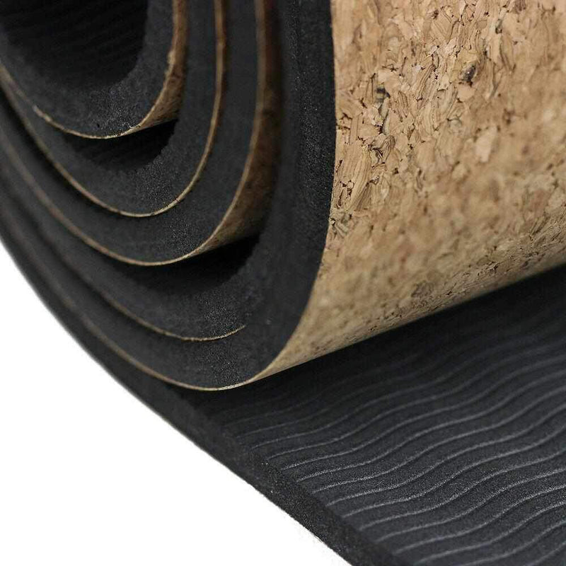 TnP Accessories Cork Yoga Mat 183*61*0.6cm-Yoga Massage & Pilates-londonsupps