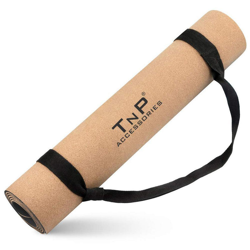 TnP Accessories Cork Yoga Mat 183*61*0.6cm-Yoga Massage & Pilates-londonsupps