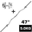 TnP Accessories Dumbbell Set Barbell Bar Weight EZ Curl-Multi Item Stacks-londonsupps