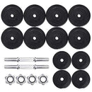 TnP Accessories Dumbbell Set Barbell Bar Weight EZ Curl-Multi Item Stacks-londonsupps