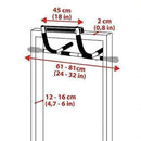 TnP Accessories Fitness Bar Chin Up Pull Up Strength-Chin Up Bar & Door Gyms-londonsupps