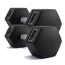 TnP Accessories Hex Dumbbells Pairs (x2 Dumbbells)-Dumbbell Sets-londonsupps