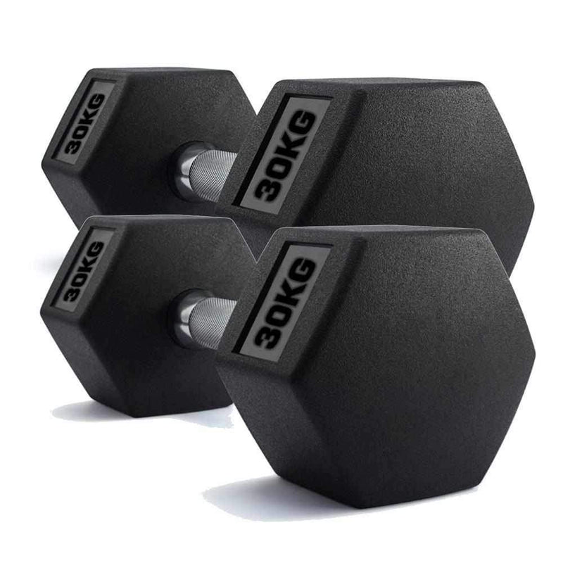 TnP Accessories Hex Dumbbells Pairs (x2 Dumbbells)-Dumbbell Sets-londonsupps