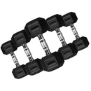 TnP Accessories Hex Dumbbells Pairs (x2 Dumbbells)-Dumbbell Sets-londonsupps