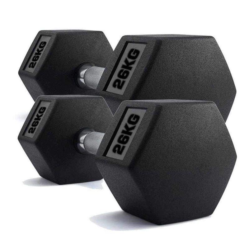 TnP Accessories Hex Dumbbells Pairs (x2 Dumbbells)-Dumbbell Sets-londonsupps