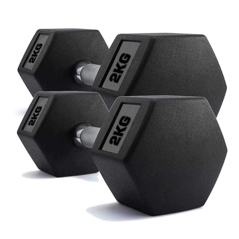 TnP Accessories Hex Dumbbells Pairs (x2 Dumbbells)-Dumbbell Sets-londonsupps