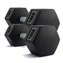 TnP Accessories Hex Dumbbells Pairs (x2 Dumbbells)-Dumbbell Sets-londonsupps