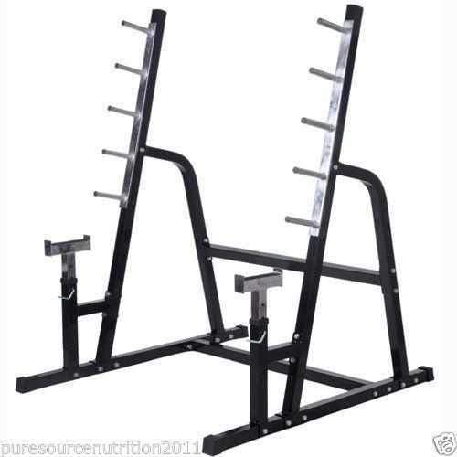 TnP Accessories Olympic Squat Rack with Adjustable Weight Bench-Multi Item Stacks-londonsupps