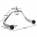 TnP Accessories Revolving Solid Multipurpose Bar Chrome-Cable Attachments-londonsupps