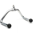 TnP Accessories Revolving Solid Multipurpose Bar Chrome-Cable Attachments-londonsupps